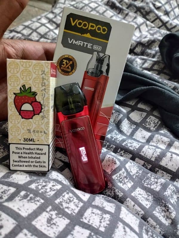 vapresso vmate max 15 days used 2 coil daba +charger AVAIBLE 1