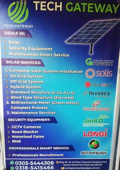 1. Solar system installation