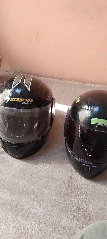 salam I am celling helmet by 1 get one 03142868590 6