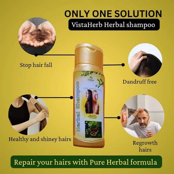 VistaHerb Herbal Shampoo 1