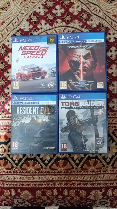 PS4 for sale with games 1