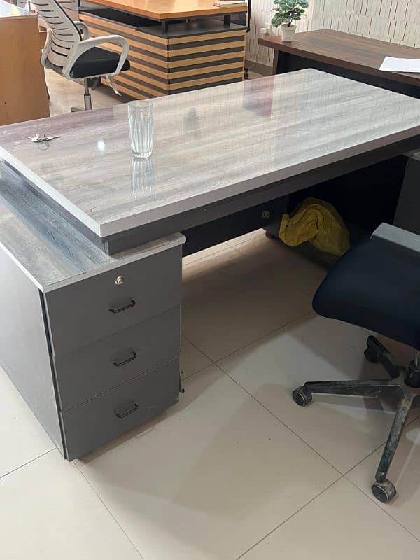 Executive Office Table - Premium Quality, Like New 2