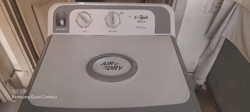 Super Asia Dryer Spinner Sd570 & Washing Machine Washer SA240 2