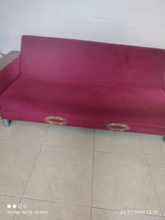 Sofa combed velvet sofa