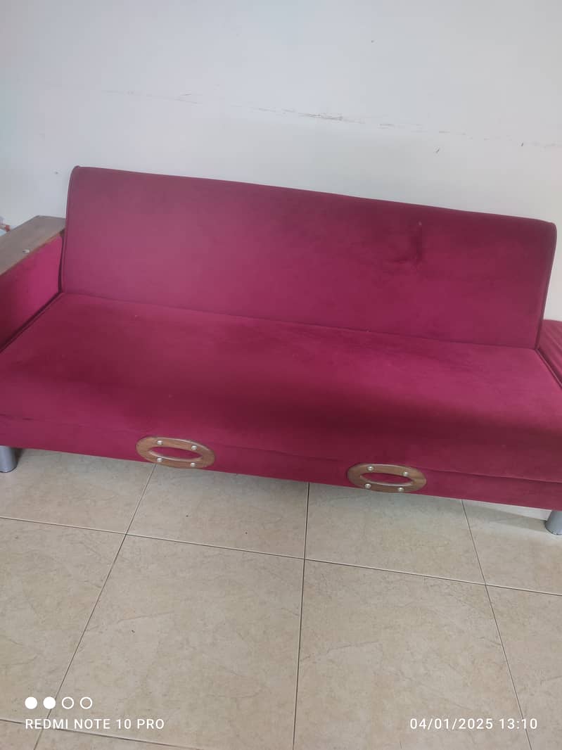 Sofa combed velvet sofa 1