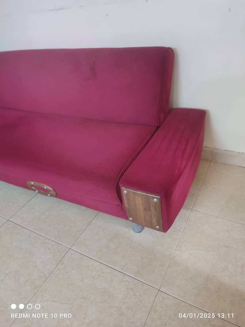 Sofa combed velvet sofa 2