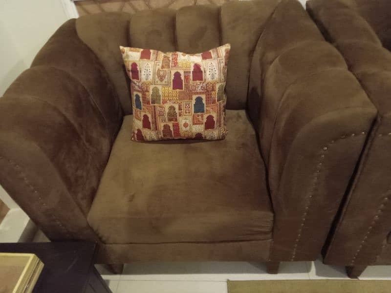 brown color and new sofa set 1