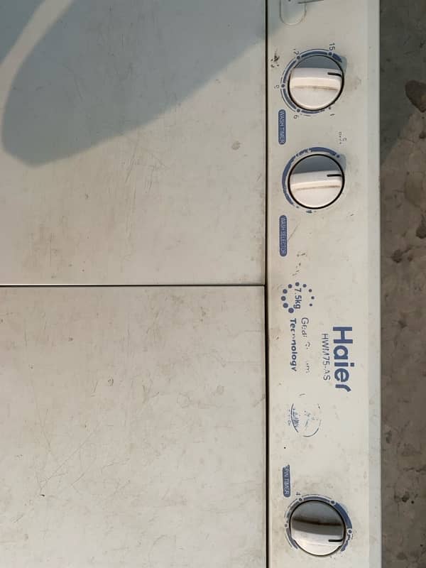 Haier washing machine 3