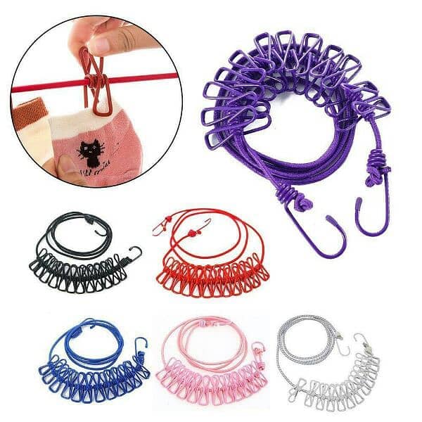 compact and Easy touse cloth Hanging clips 0