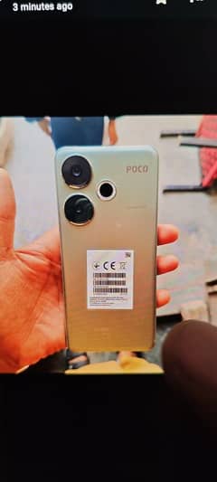 Xiaomi Poco f6 with box and charger 6 month warranty.  03074269881