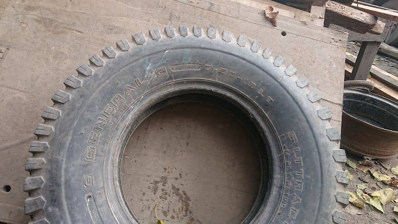 Mazda tire. 7.50-16 and Rim 2