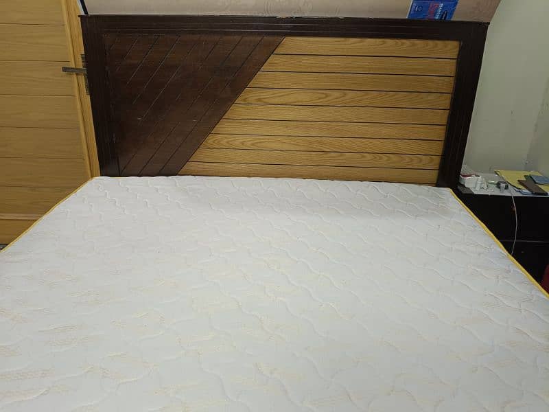 king size bed with side tables for sale 4