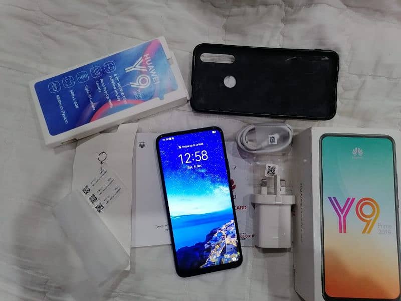 Huawei y9 prime pop up original mobile with full box 0