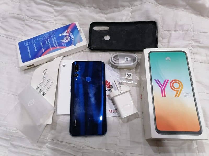 Huawei y9 prime pop up original mobile with full box 4