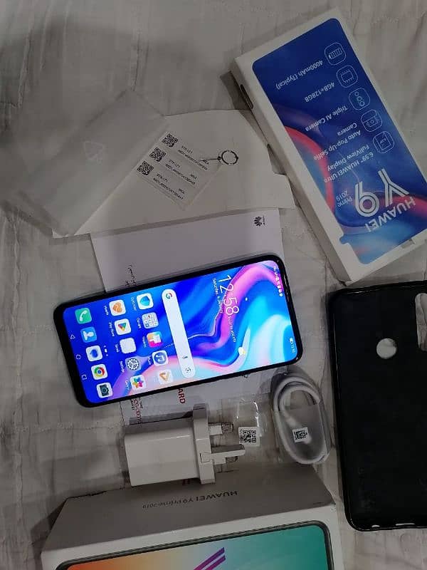 Huawei y9 prime pop up original mobile with full box 6