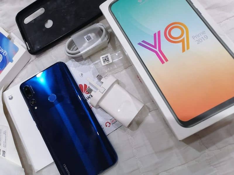 Huawei y9 prime pop up original mobile with full box 10