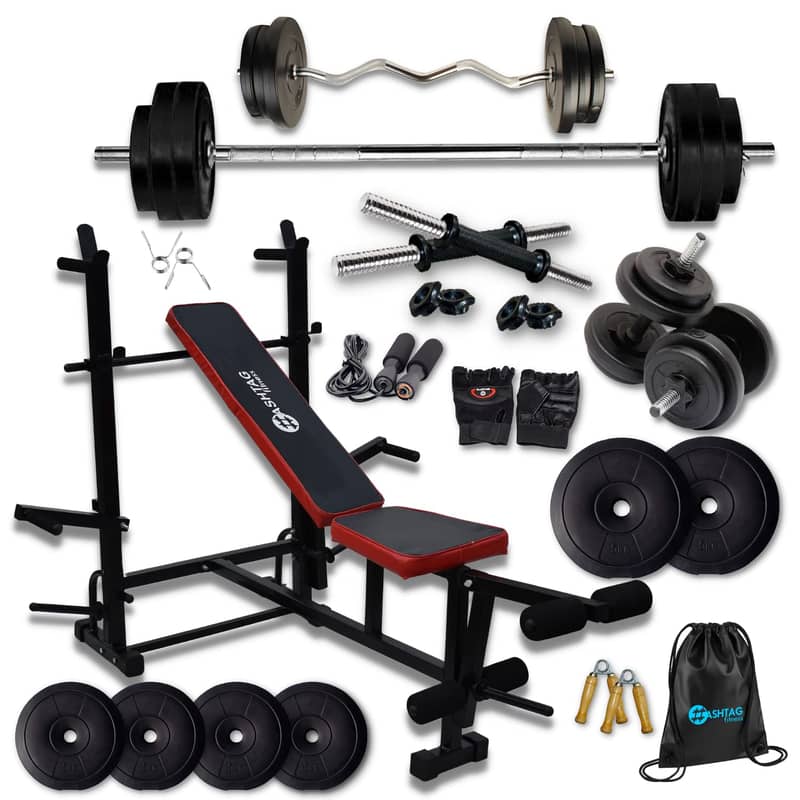 Dumbbells|Comercial Gym Setup|Ab Exciser|Ab Coaster|Youga Matt 3