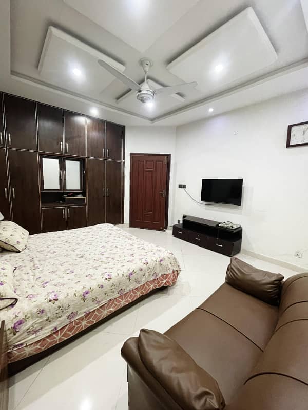 Full Furnished 1 bedroom available for Rent in Bahria Town- Overseas B ext. 5