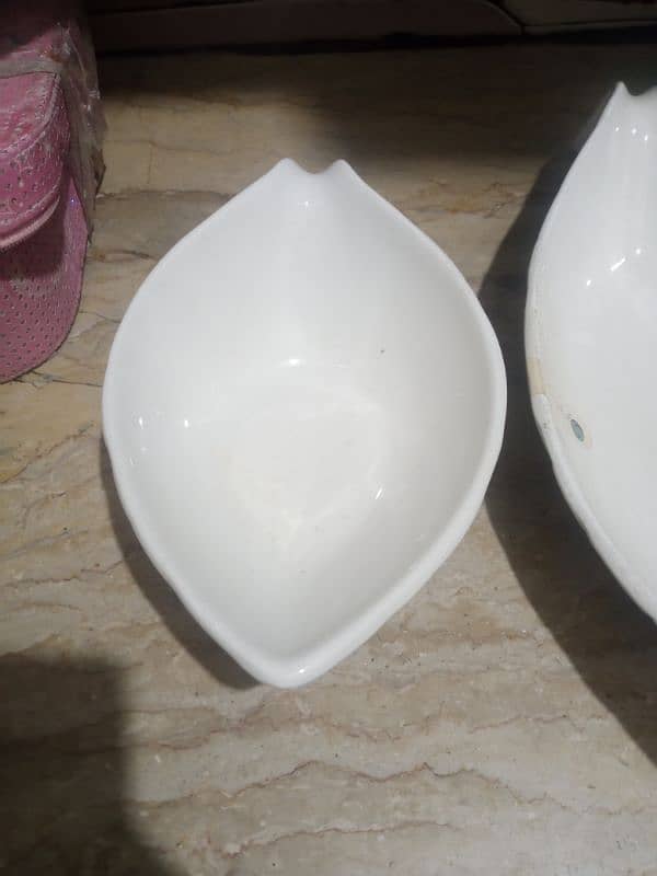 White Beautiful Serving Bowls 6