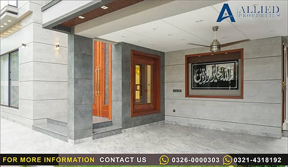 An Exquisite 14 Marlas Luxury Semi Furnished Brand new house for Sale in Jasmine Block near Talwar Chowk, Commercial Hub & Jasmine Mall,Main Bahria Town, Lahore 4