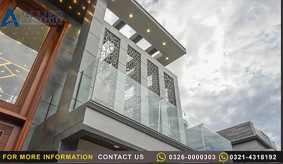 An Exquisite 14 Marlas Luxury Semi Furnished Brand new house for Sale in Jasmine Block near Talwar Chowk, Commercial Hub & Jasmine Mall,Main Bahria Town, Lahore 8