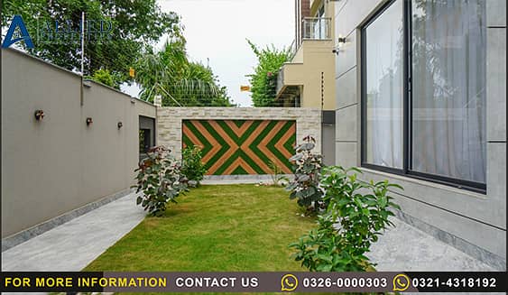 An Exquisite 14 Marlas Luxury Semi Furnished Brand new house for Sale in Jasmine Block near Talwar Chowk, Commercial Hub & Jasmine Mall,Main Bahria Town, Lahore 9