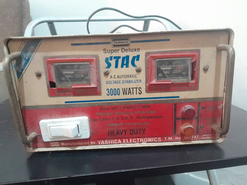 STAC Voltage Stabilizer 3000 watt 1