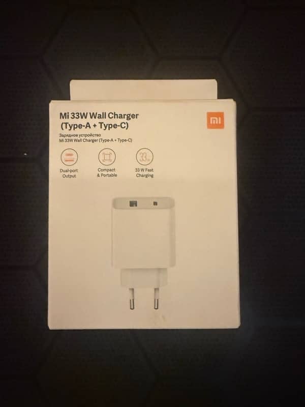 100W GaN Charger USB Type A + Type C 33W Xiaomi 1