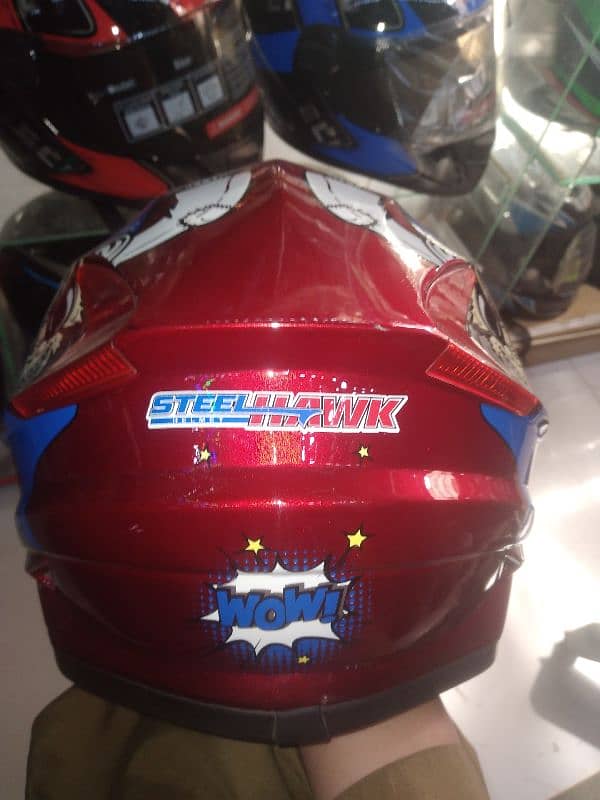 STEEL HAWK ABS FIBER HELMET LIMITED GRAPHICS SHINE EDITION 0