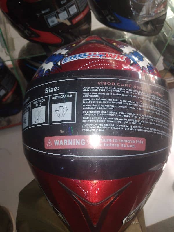 STEEL HAWK ABS FIBER HELMET LIMITED GRAPHICS SHINE EDITION 3