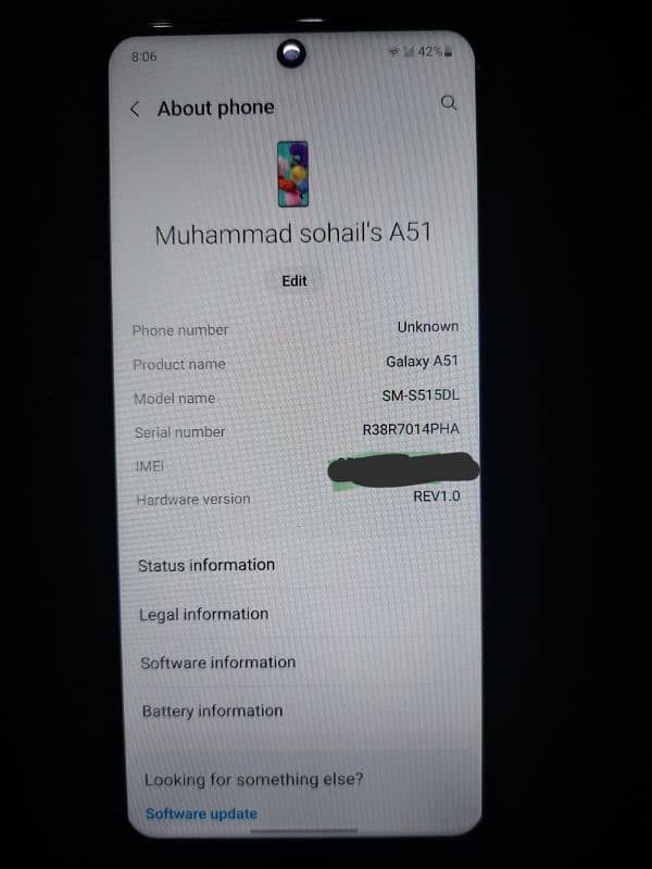 Samsung A51 4/128 Non Pta 2