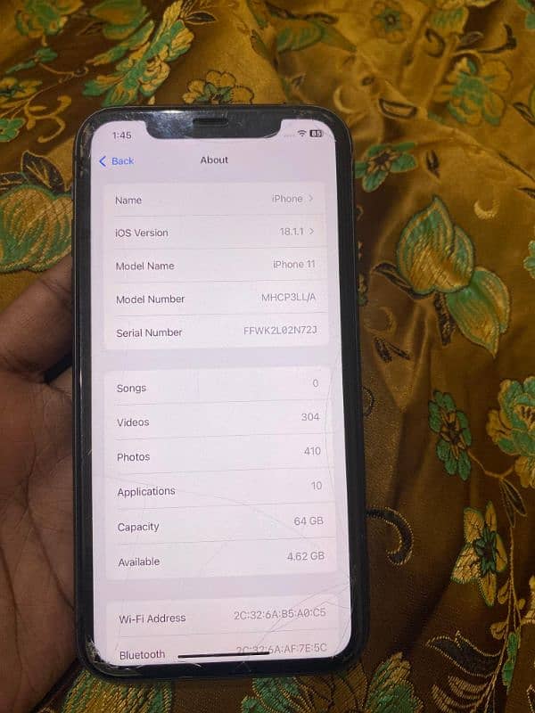 iphone 11 black colour 64 gb non pta 10