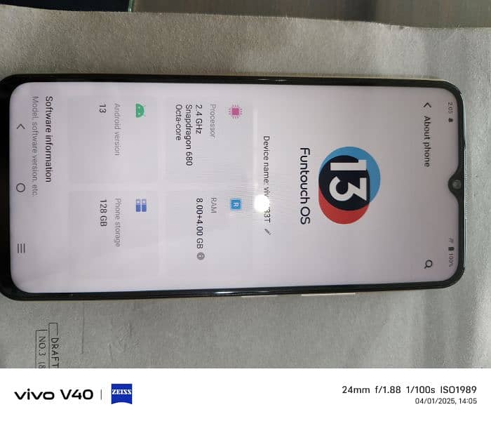 vivo y33T for sale in good condition 2