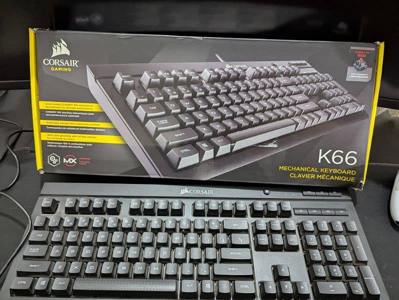 Corsair K66 Gaming Keyboard 0