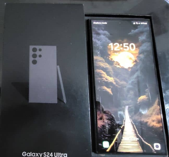 S24 Ultra 256/ 12GB - Black with Genuine Box 0