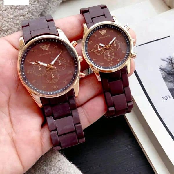 Men's Casual Analogue watch , Pair of 2 3