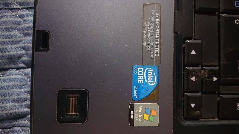 Hp laptop Core 2 duo 6