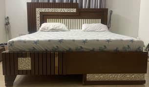 King size bed 76x80 inch