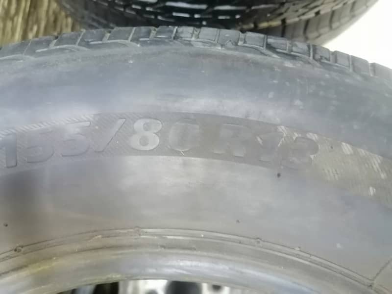 Bridgestone tubeless tyre 155/80/13 available for sale. 2