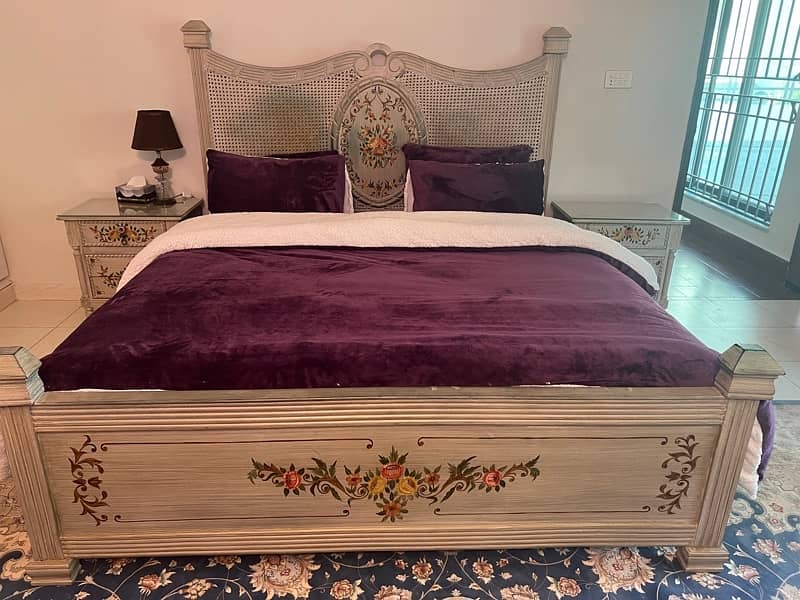 King/Bed set in Cane 0