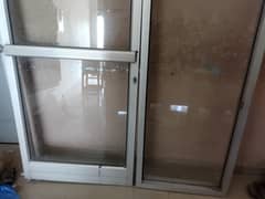 Aluminum glass door 8 ft x 5.5 ft