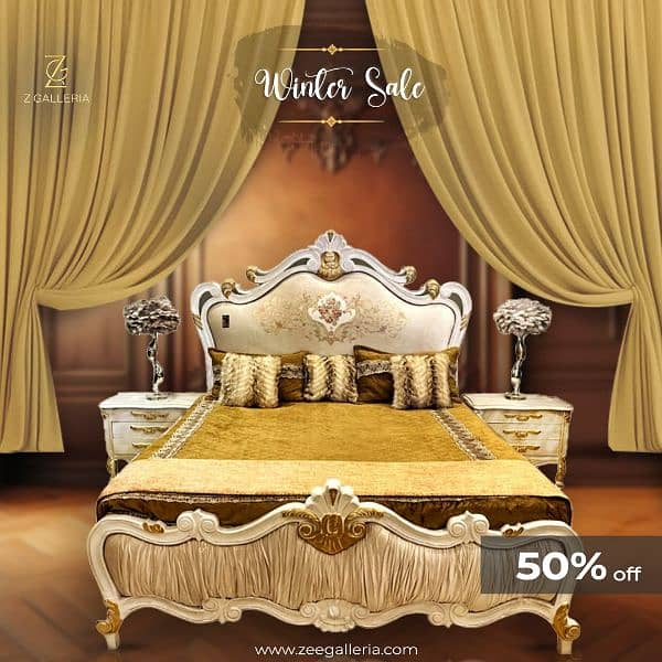 solid wood chenuti bed for sale 0