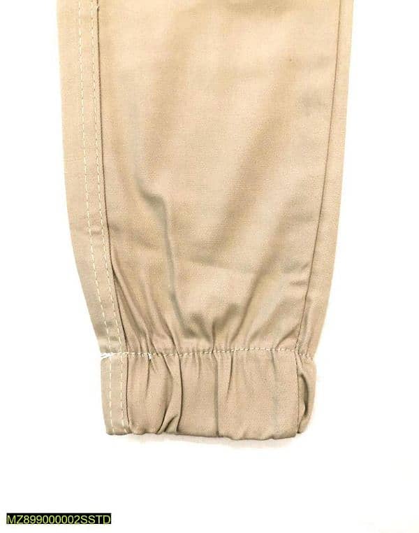 Cotton Plain Cargo Pant 1