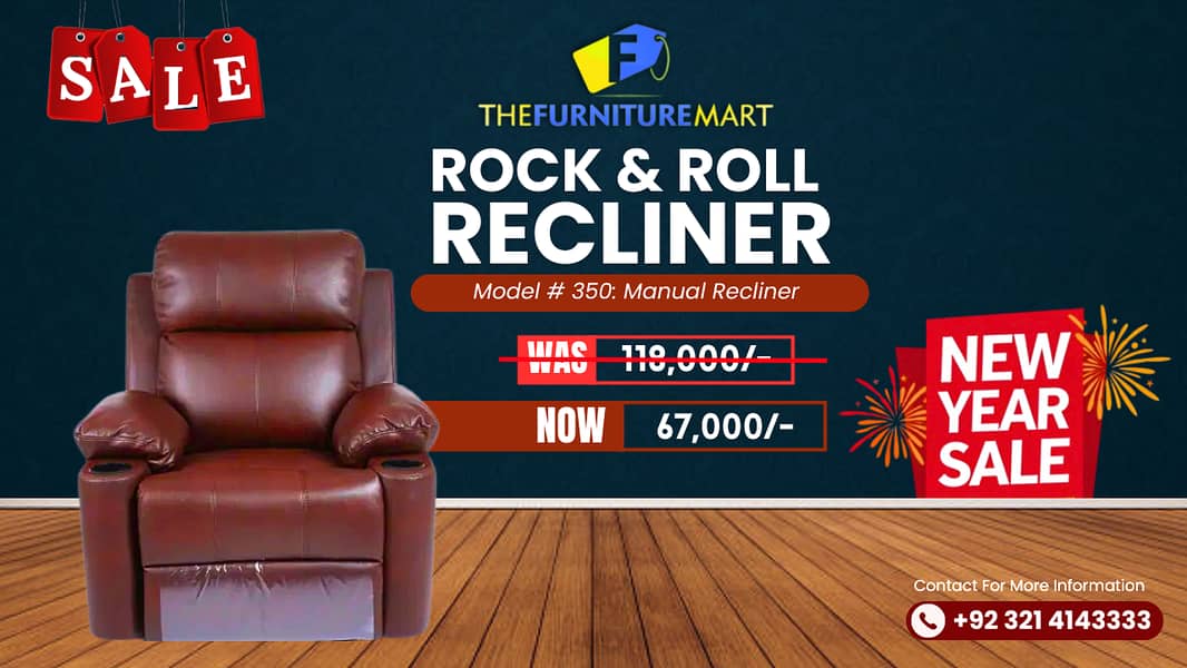 Recliner - sofa Recliner - Rock & Roll Recliners - Recliner Sale Offer 7