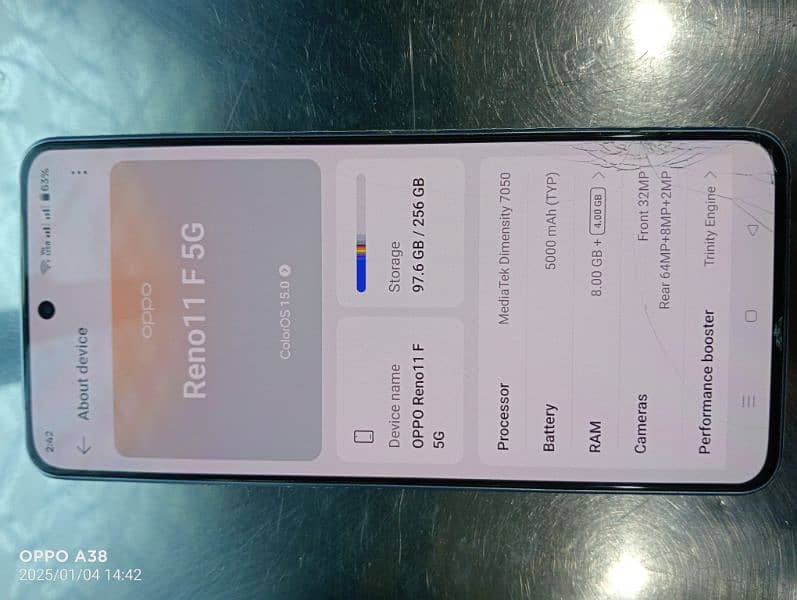 oppo reno 11f 5G 8/256 3