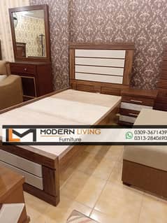 Stylish  Single beds one side table best quality
