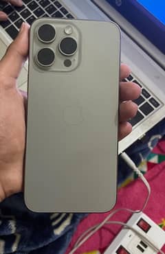 Iphone 15 pro max Natural Titanium Jv 256gb