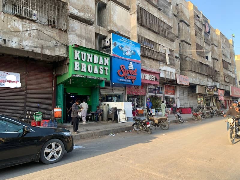 COMMERCIAL SHOWROOM FOR RENT IN MAIN PERFUME CHOWK GULISTAN-E-JAUAHR KARACHI 1