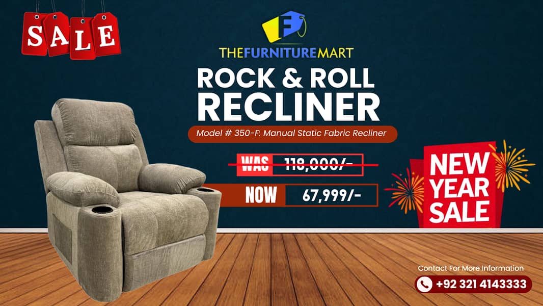 Recliner - sofa Recliner - Rock & Roll Recliners - Recliner Sale Offer 12