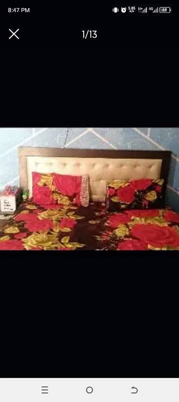 Salam I am bed set complete sale out 0314 2868 590 11